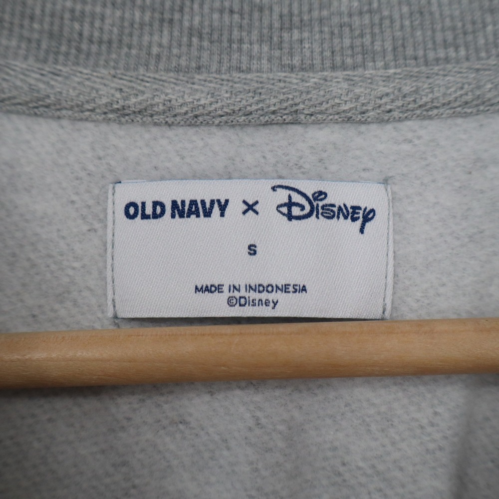 Old Navy Disney Mickey Mouse Americana Gray Crewneck Sweatshirt Small - Picture 2 of 5